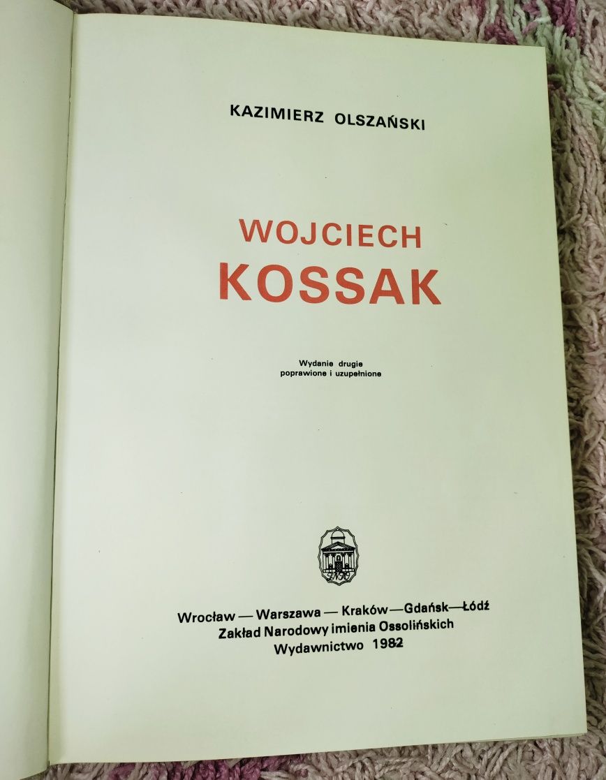 Książka album Wojciech Kossak Kazimierz Olszański 1982