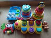 Zestaw zabawek sorter piramida fisher price