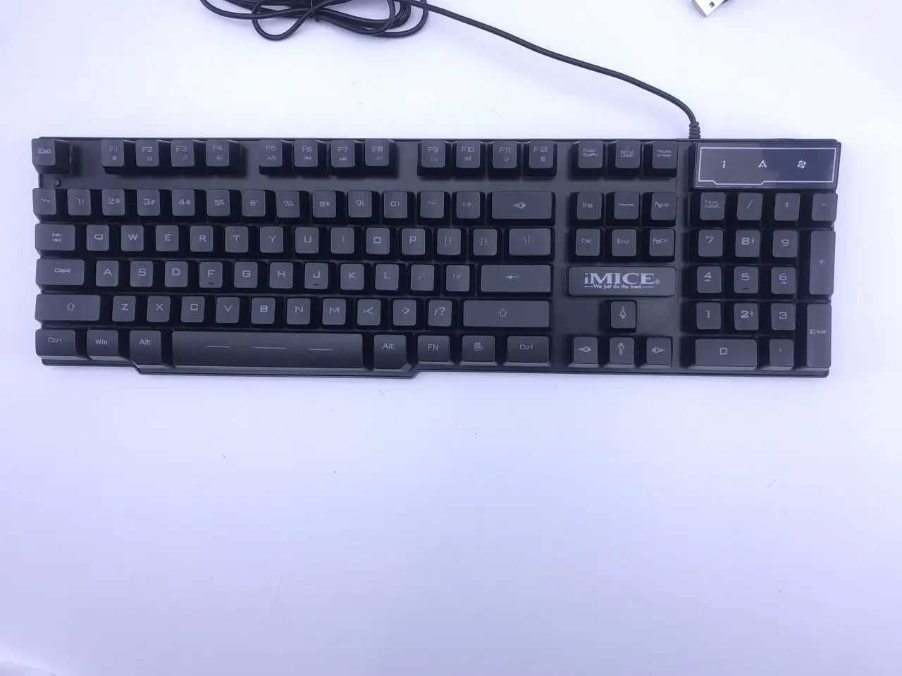 Набір клавіатура та мишка провідна з RGB підсвіткою iMICE KM-680