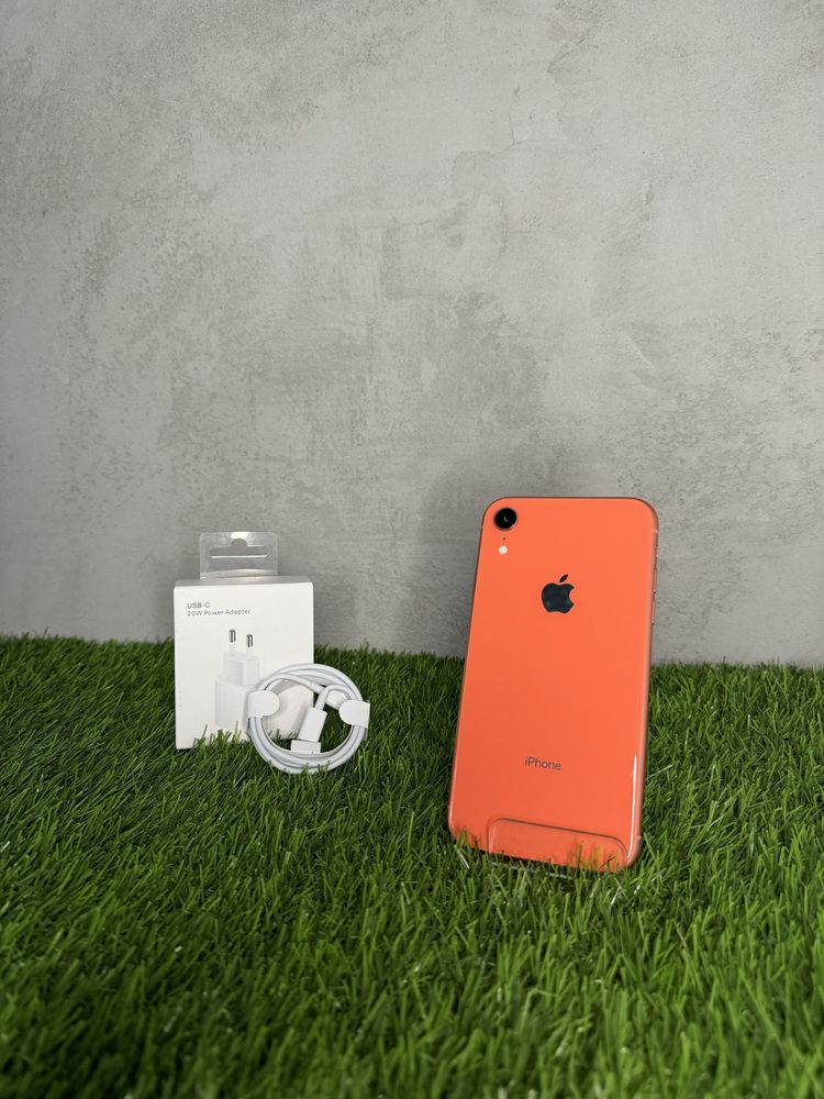 Apple iPhone Xr 64GB Coral | Bateria nowa | Gwarancja | Faktura