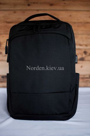 Городской Рюкзак Norden 1620 Черный Мужской Бизнес рюкзак для Ноутбука