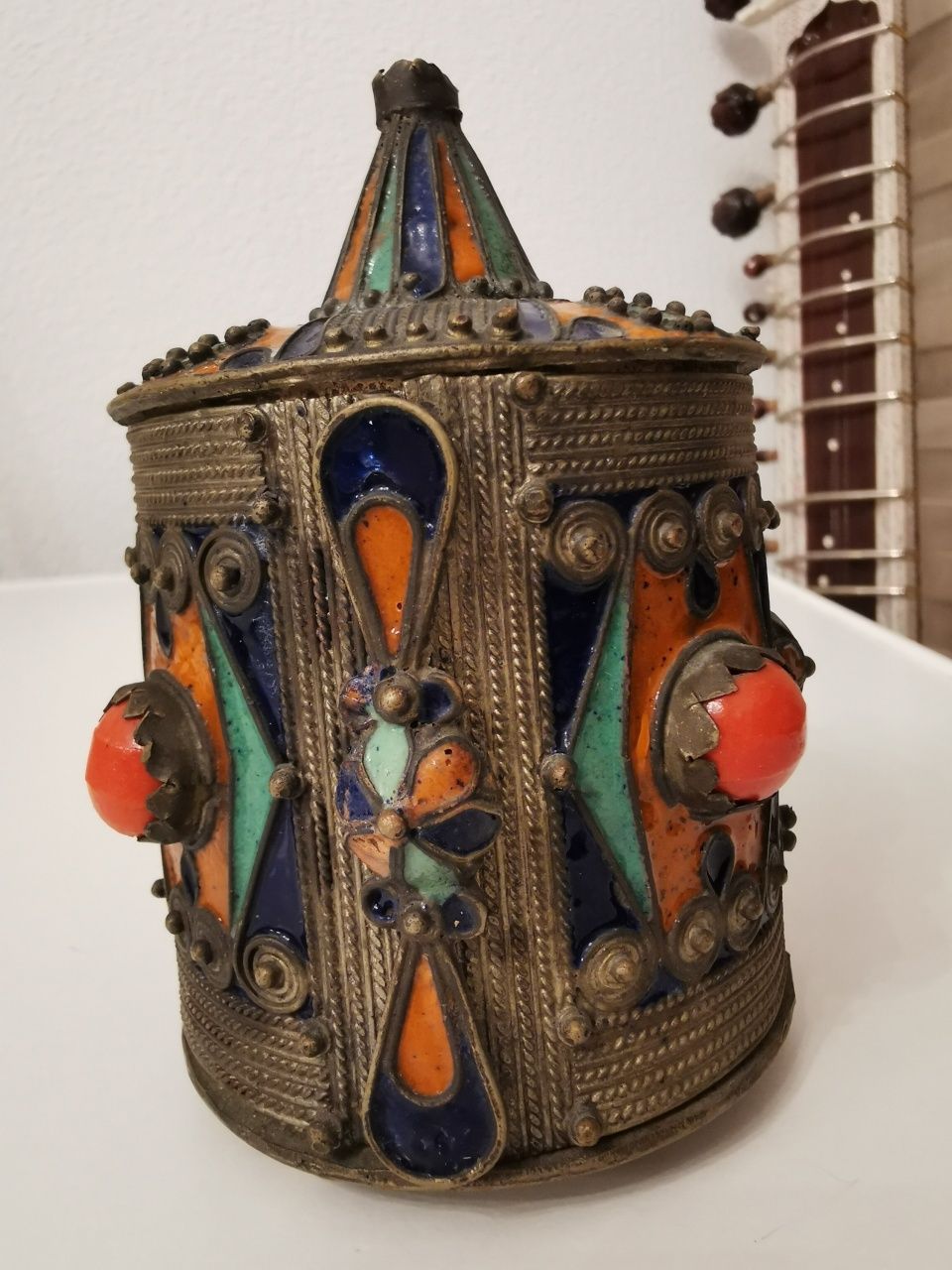 Caixa de jóias em artesanato berbere