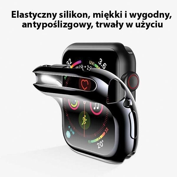 Etui Ochronne USAMS Apple Watch 4 44mm Transparentne TPU