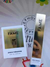 Zestaw: miniatura 4 ml i travel size 10 ml Rabanne The Fame EDP