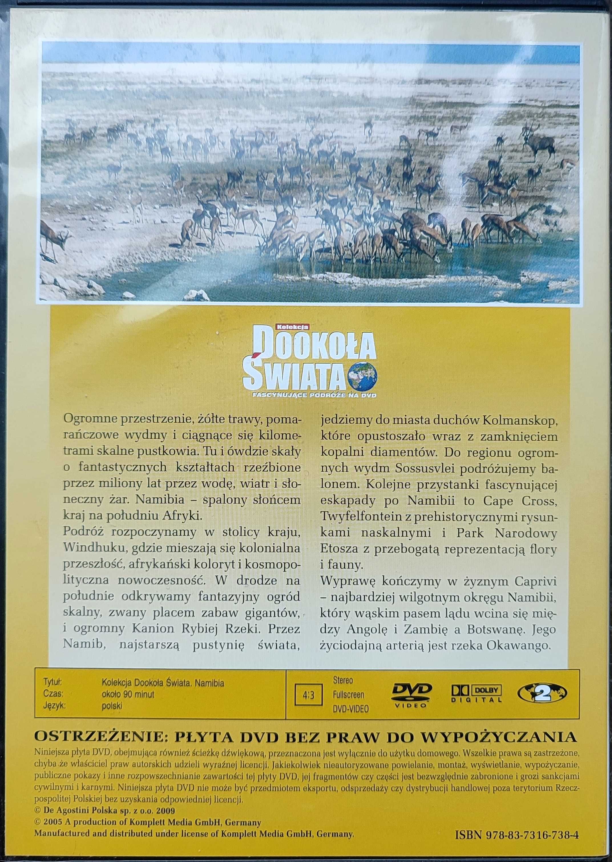 Film DVD Namibia. Między pustynią a oceanem. Kolekcja Dookoła Świata
