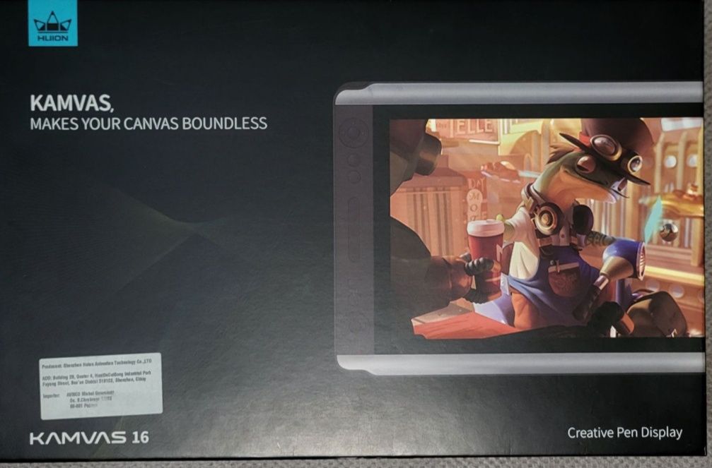 Tablet graficzny kamvas 16 HUION