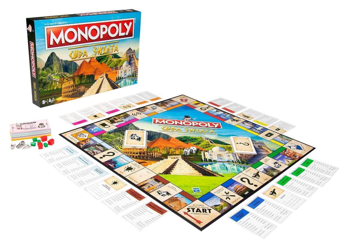 Monopoly Cuda Świata Gra planszowa rodzinna towarzyska