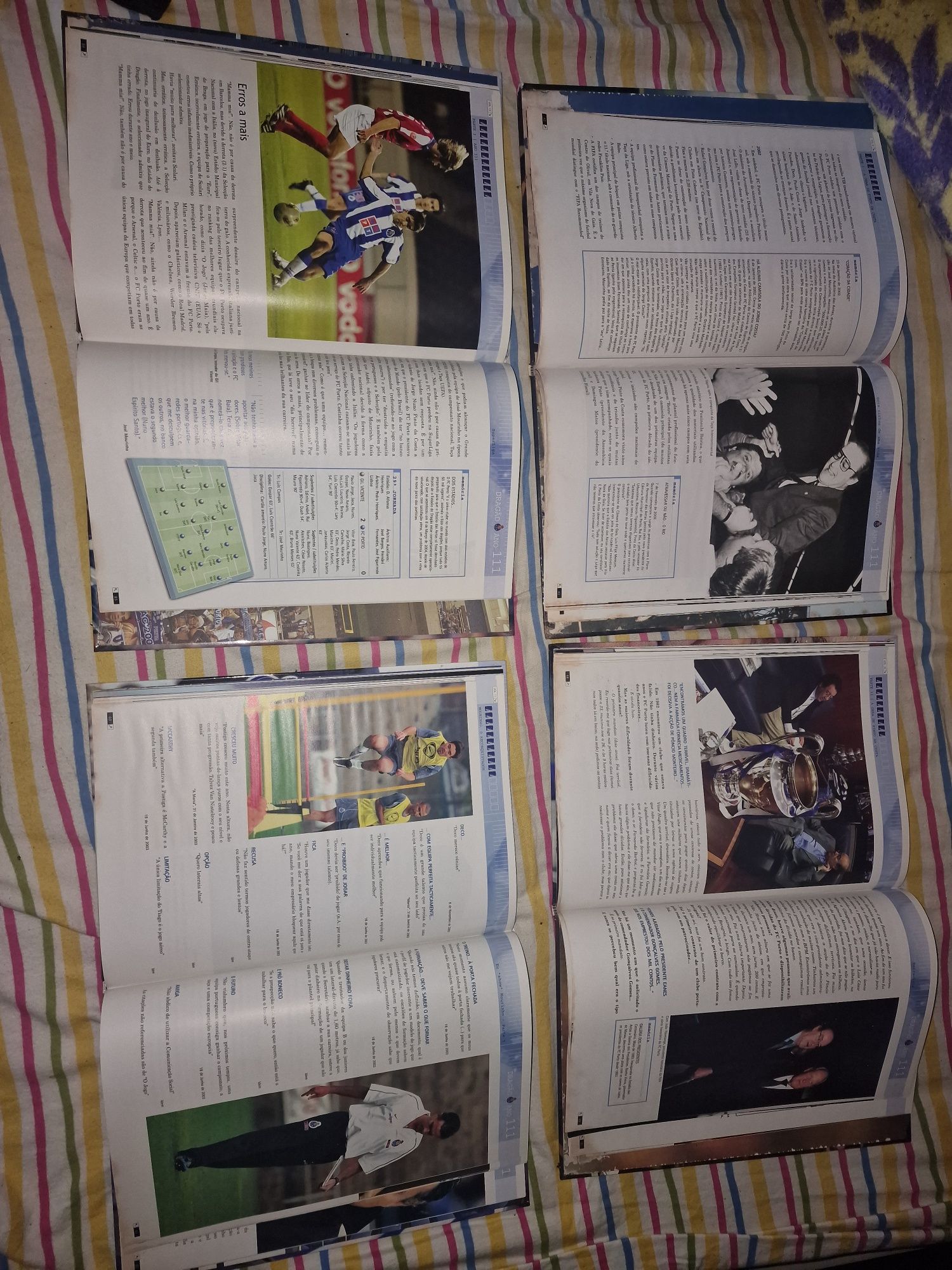 4 livros coleção pinto da costa, mourinho fcporto