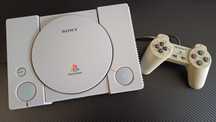 Playstation 1 com comando