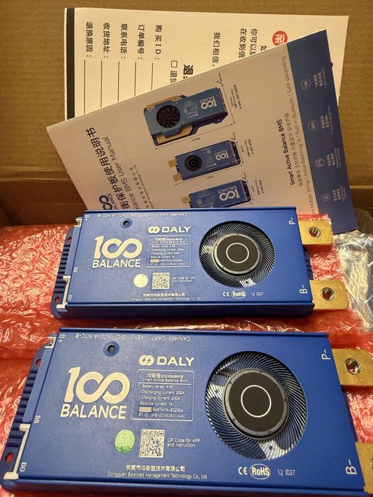 Розумний активний баланс BMS Smart BMS DALY 4-8S 200A