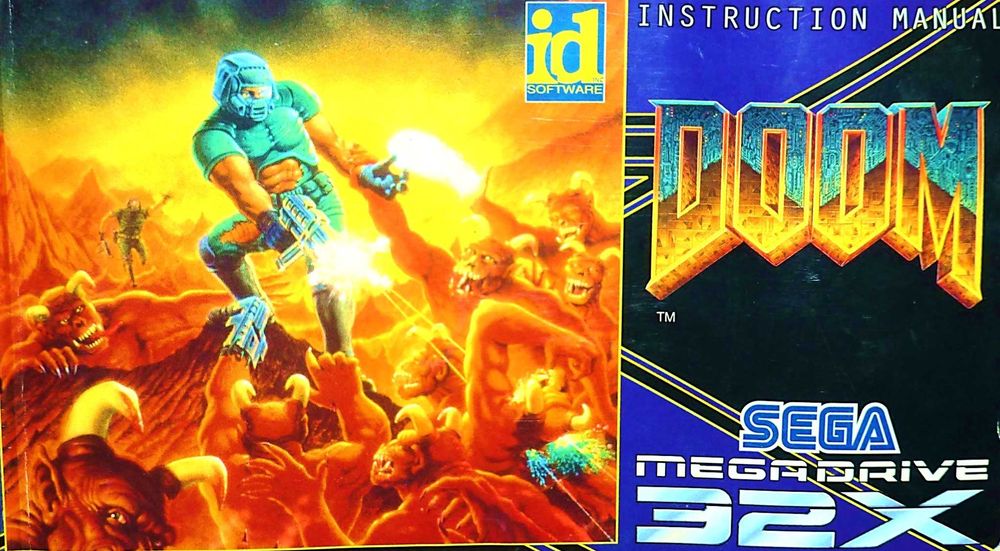 РЕДКИЙ картридж для игровой приставки, SEGA,32X,DOOM,оригинал,Киев