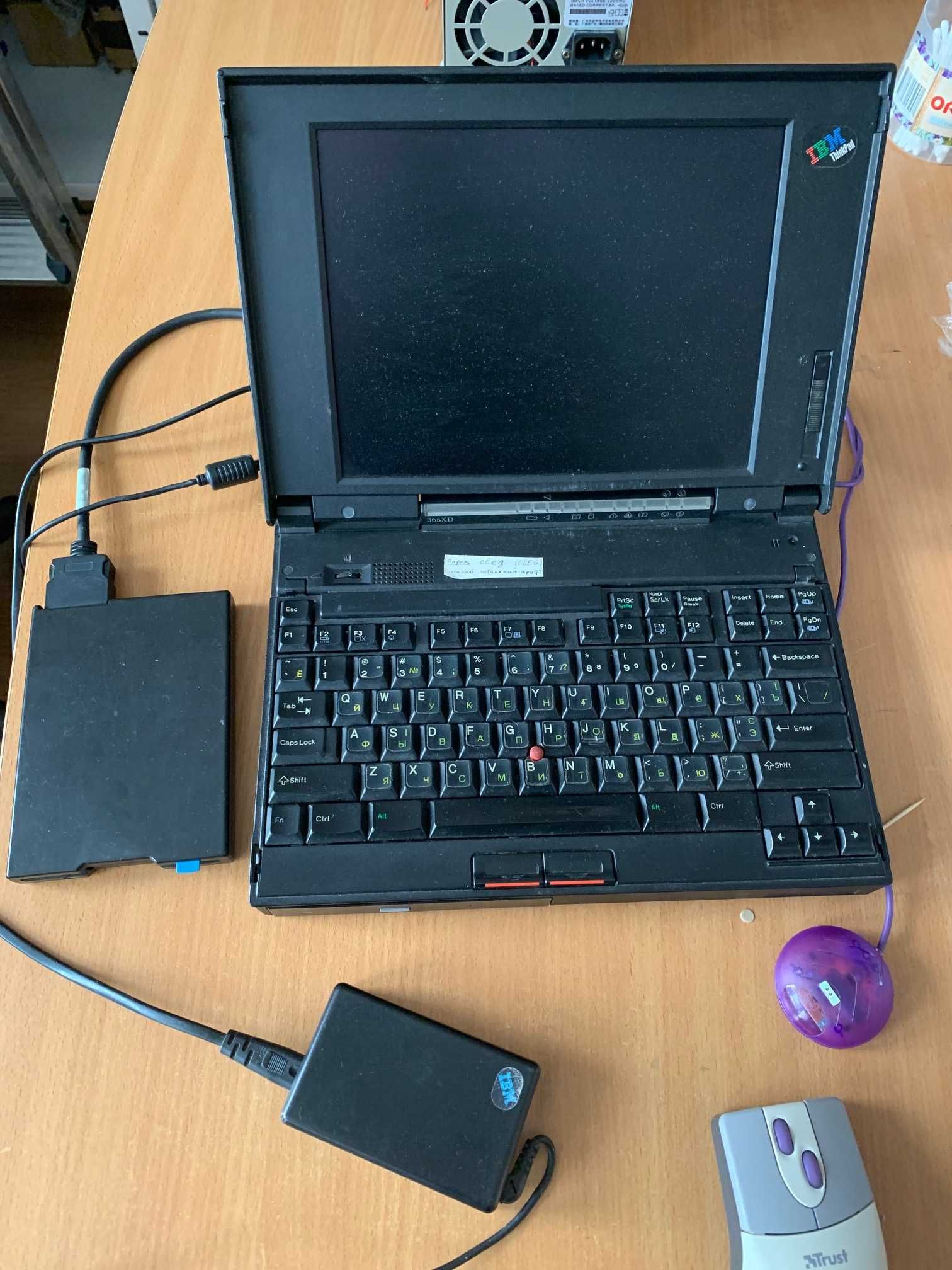 Ноутбук  IBM ThinkPad 365DX  Вінтаж   Робочий