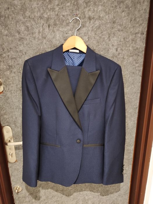 Garnitur męski ślubny frak na 170cm