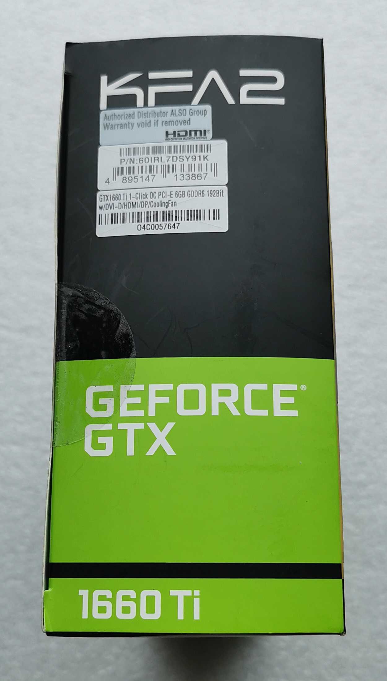 Karta Graficzna Nvidia GTX 1660 TI KFA2