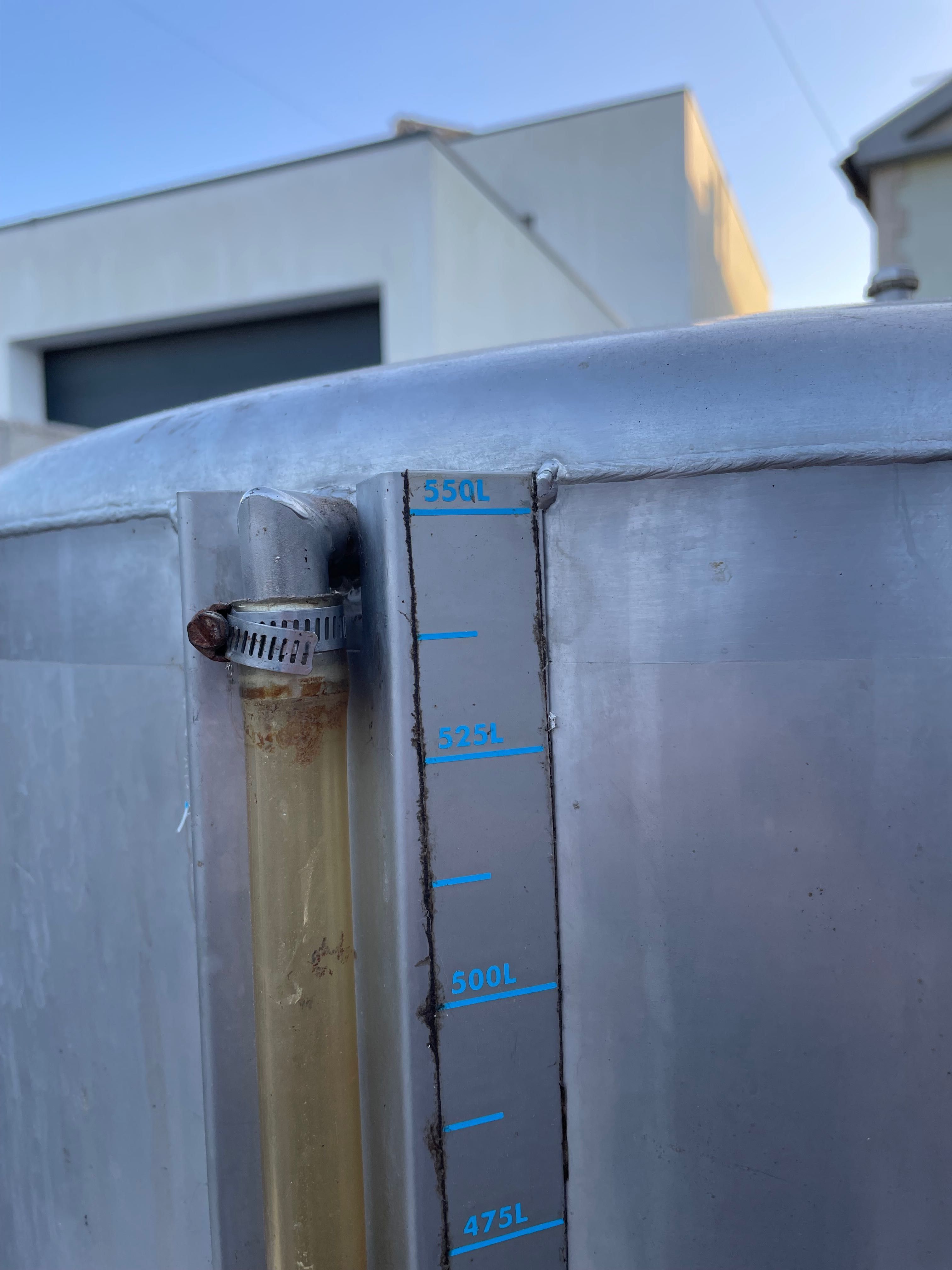 Cuba de inox de 550L