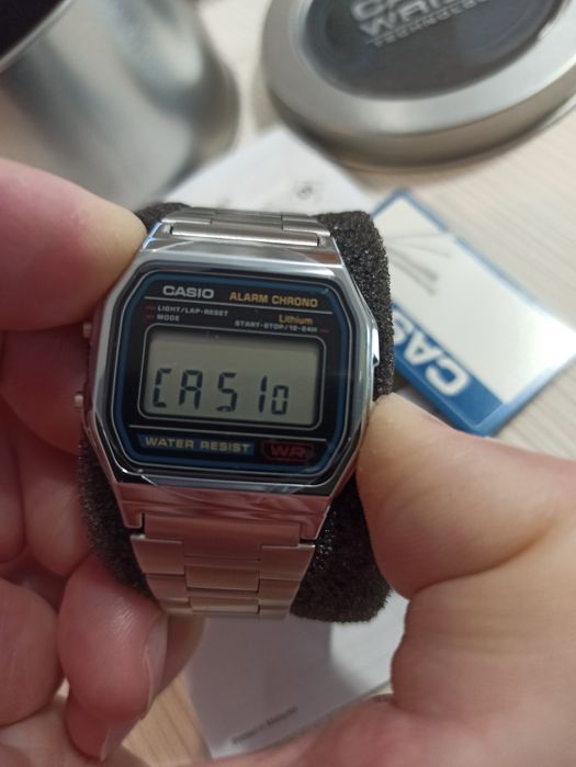 Часы Casio А158W ОРИГИНАЛ! Винтаж Ретро Касио Годинник Касіо Новое