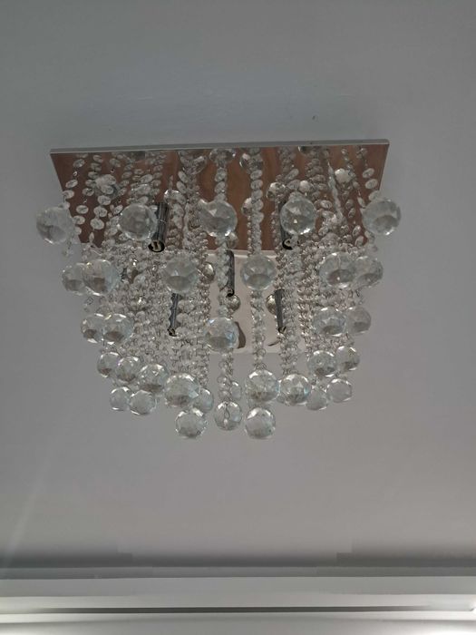 Lampa kryształowa wisząca