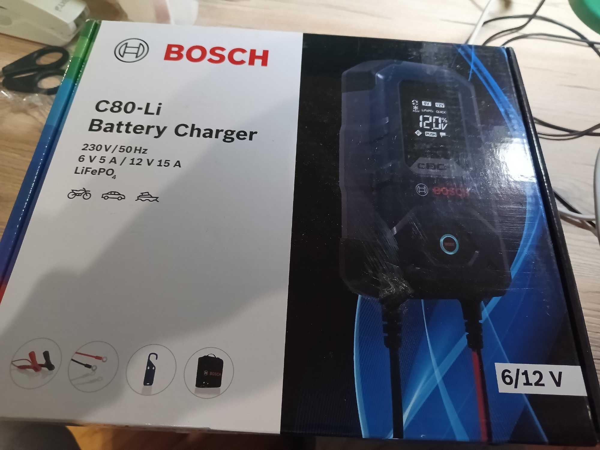 Новий оригінальний  зарядний пристрій для акумулятора Bosch C80-Li
