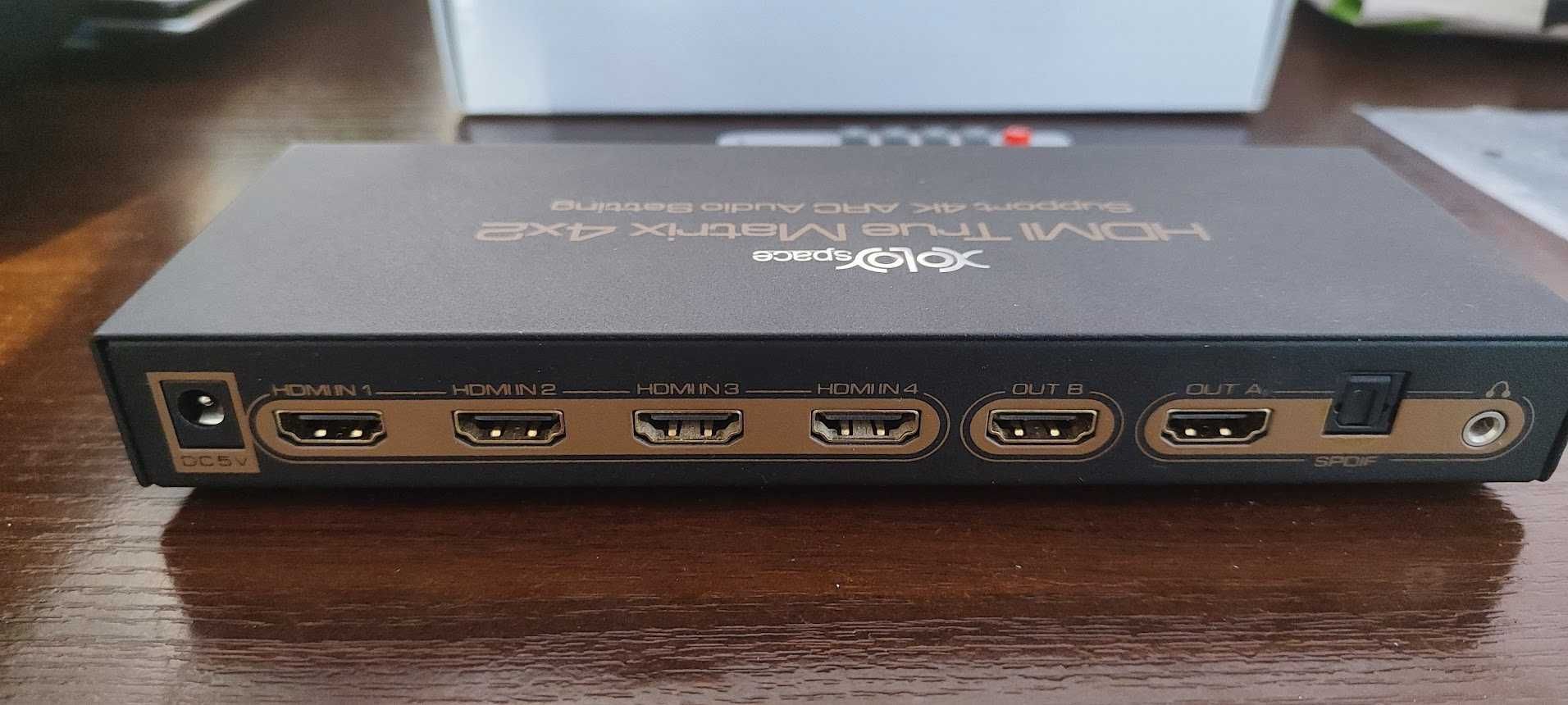 Switch matrix przełącznik HDMI 4x2