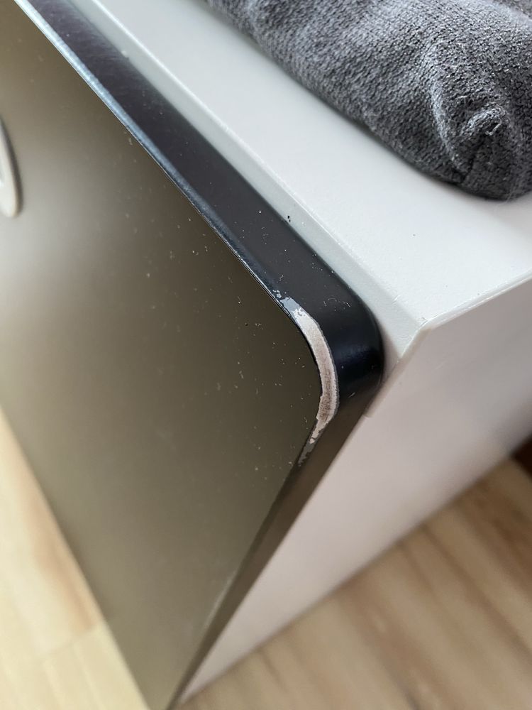 Szafka skrzynia z szufladą Ikea Smastad ławka front czarny stan BDB