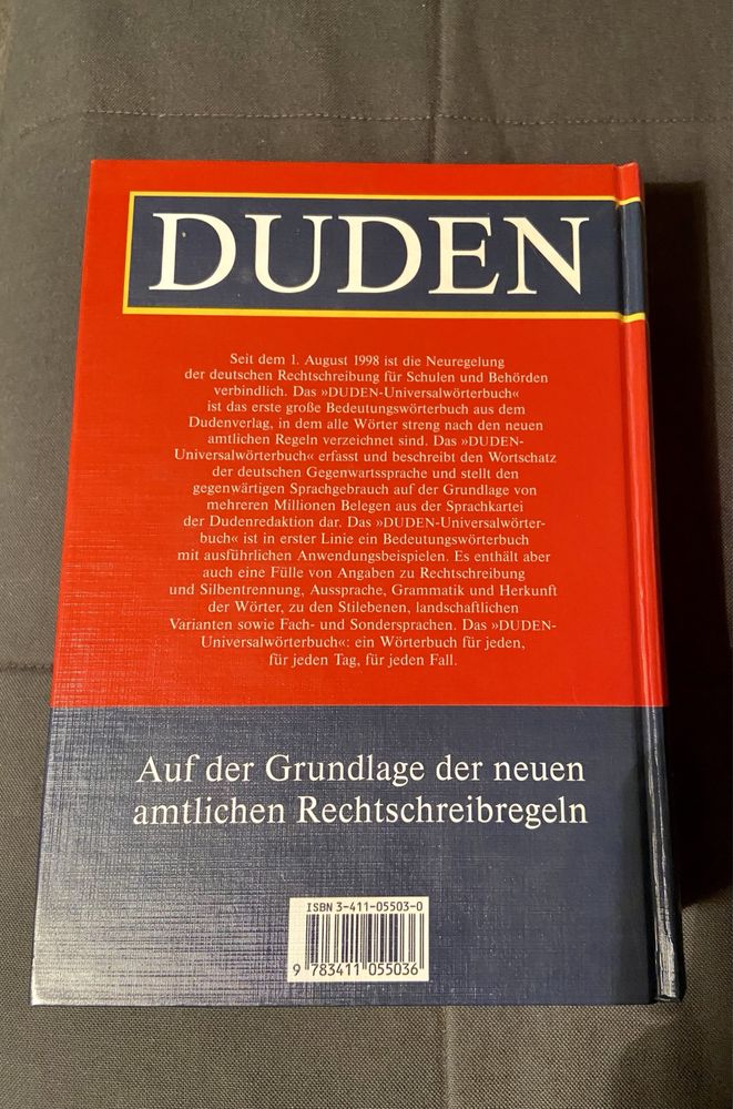 Duden Deutsches Universal Wörterbuch A-Z