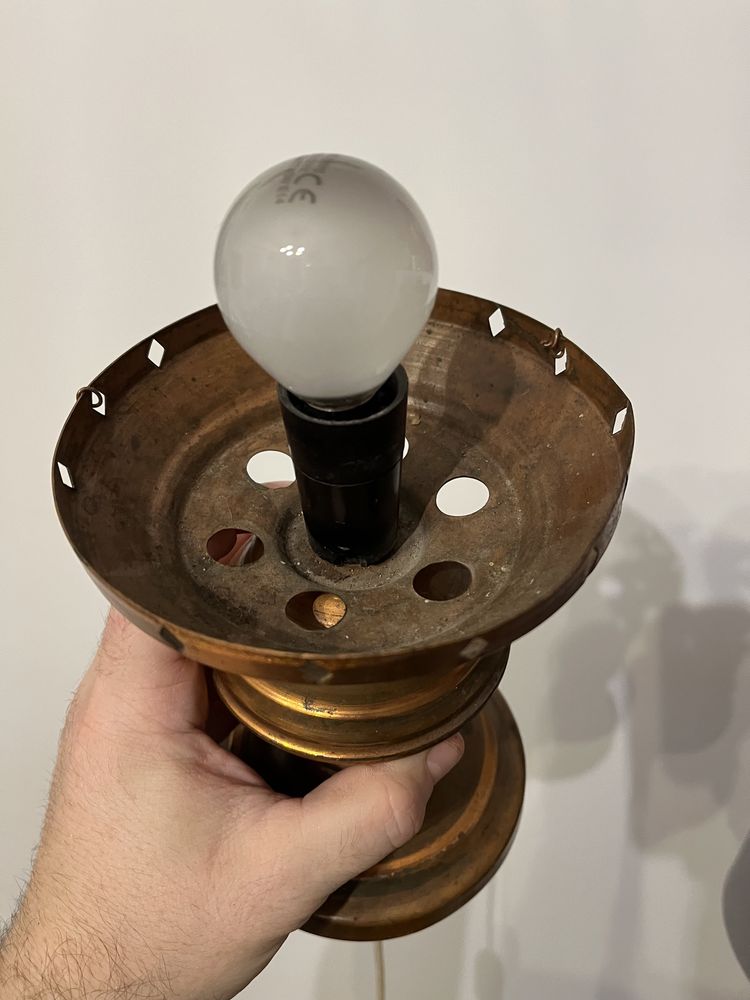 Lampka „ miedziana” prl