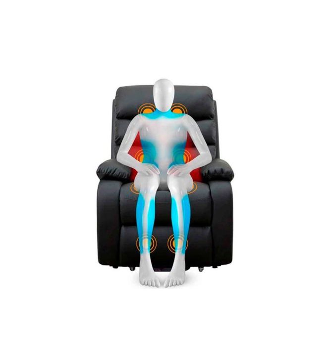 Cadeira de relaxamento de massagem elétrica Gridinlux Elevation