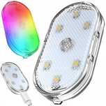 Lampka LED RGB do auta samochodu dekoracyjna magnes bezprzewodowa