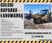 Usługi Koparko-ładowarką, rębakowanie