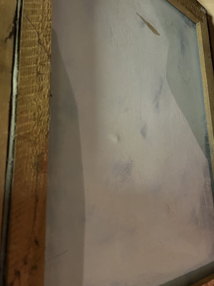 Obraz olejny Corelli stary antyk PRL rama piękny