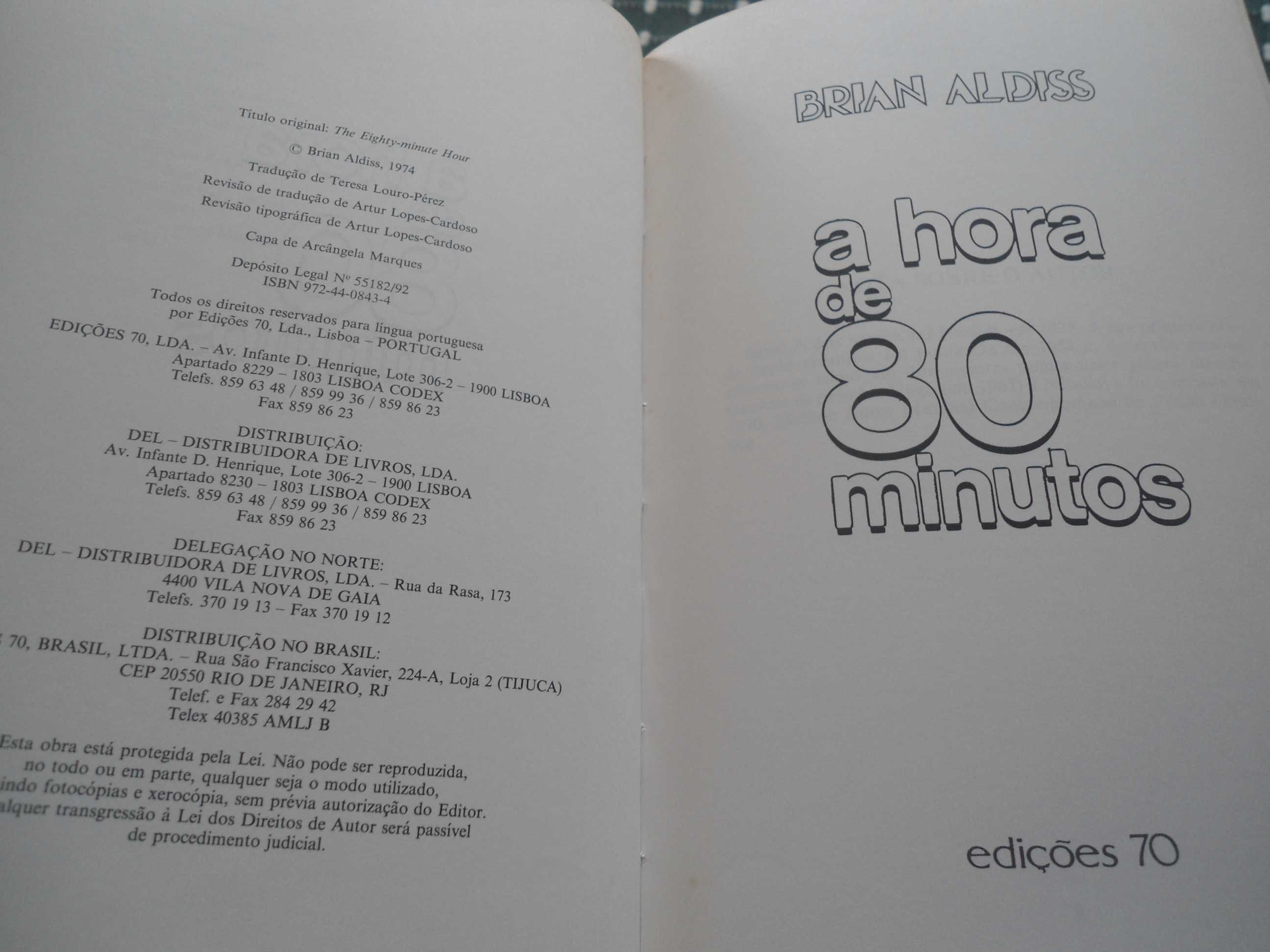 A Hora de 80 minutos por Brian Aldiss (1992)