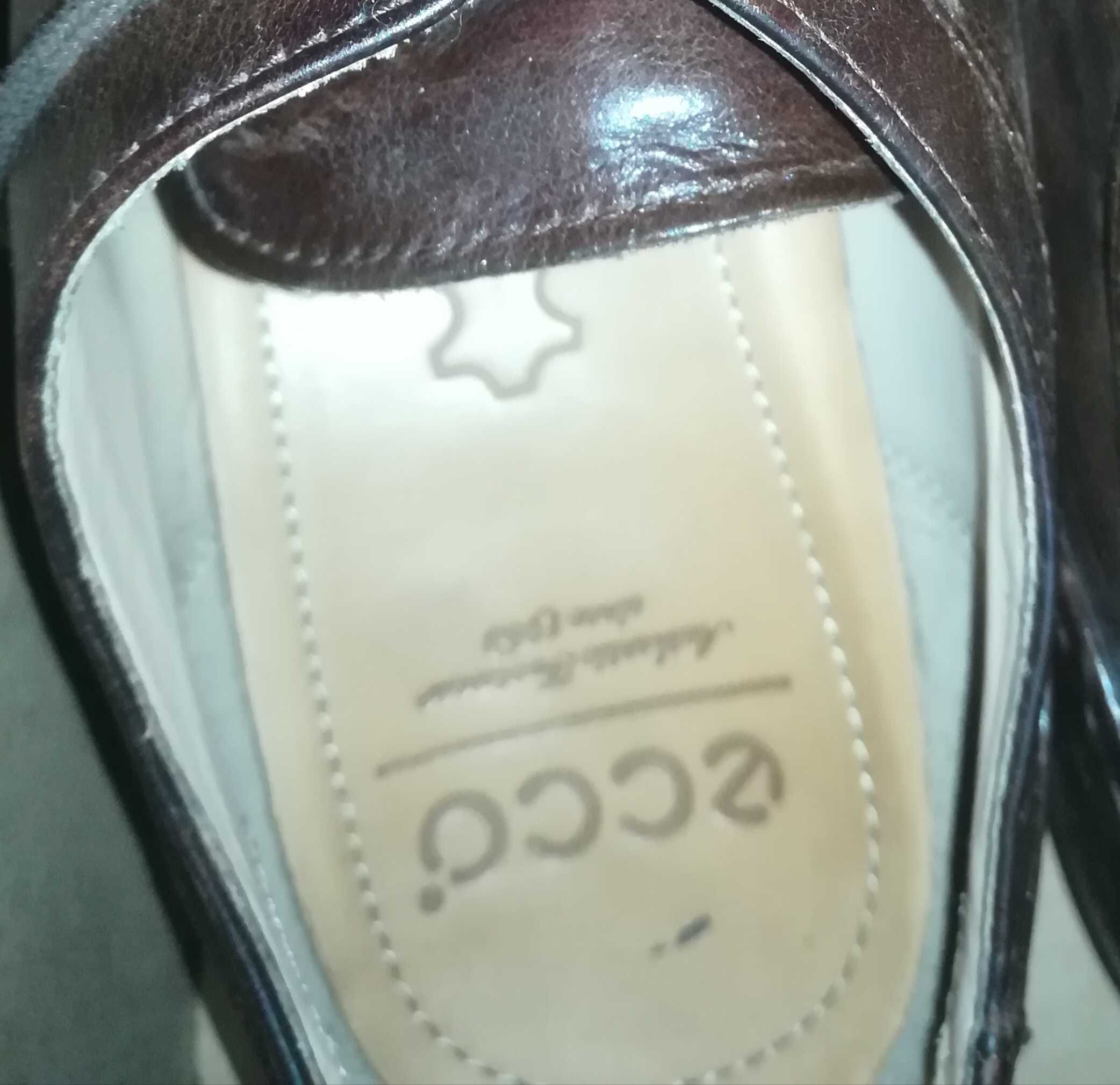 Brązowe Derby Ecco 45 kowbojki Bytom Ryłko Tommy Hilfiger Diesel