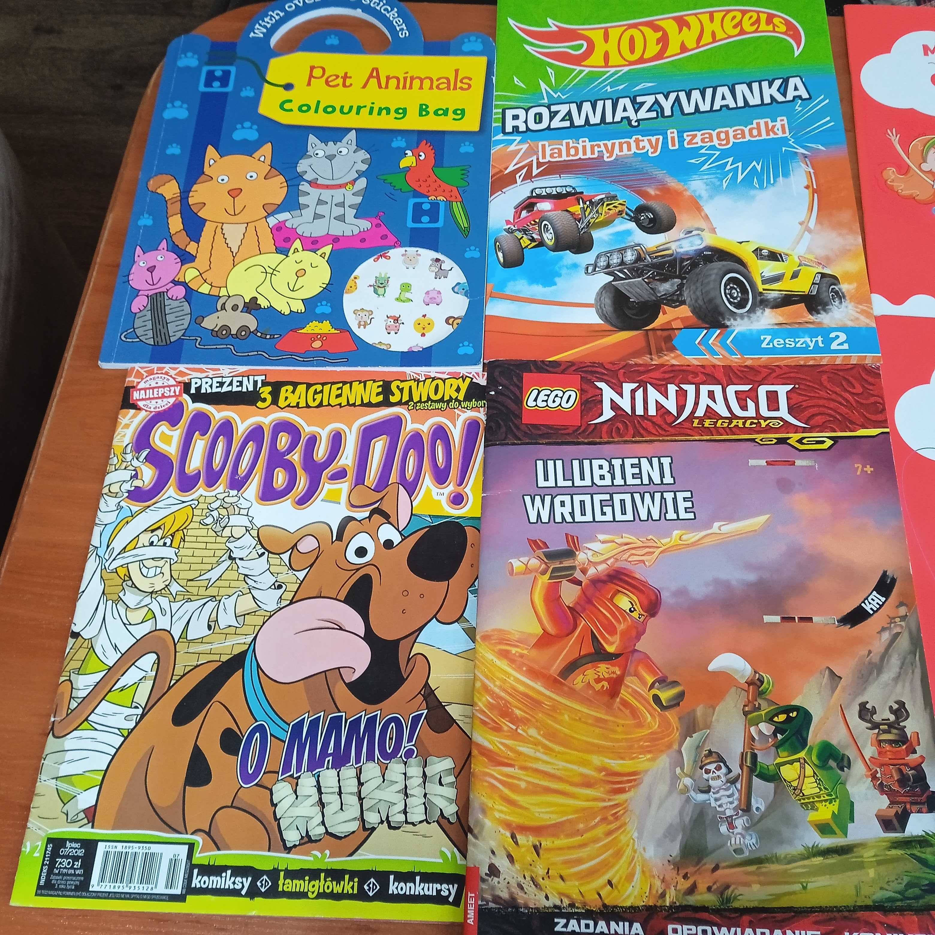 Nowe książeczki: Masza, Lego Ninjago, Scooby-Doo itp