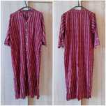 38/40/42/44 Sukienka typu kaftan letnia plażowa midi bordowa wzory