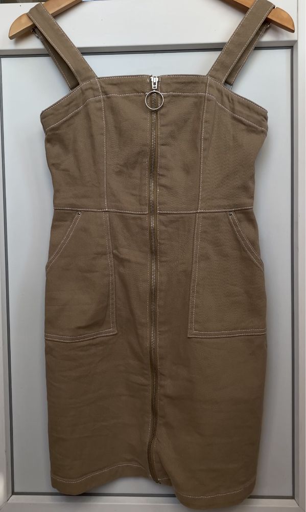 Красивий котоновий міні сарафан жіночий Divided H&M
