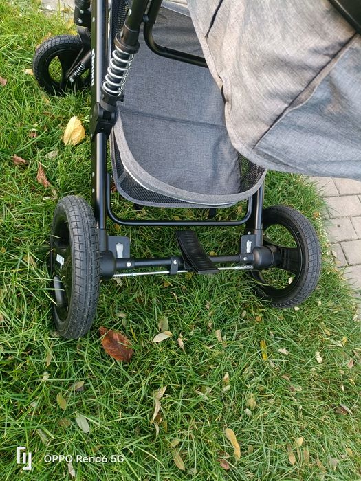 Outlet Kiduku Wózek wielofunkcyjny 3w1 Szary/Czarny