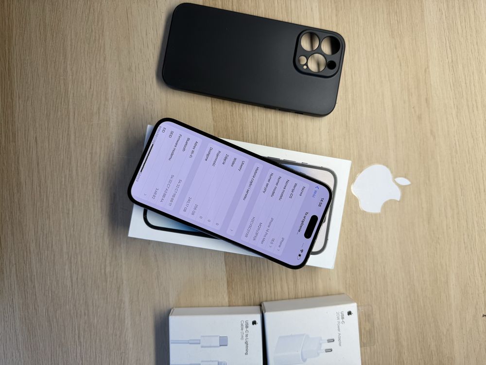 iPhone 14 pro max 256gb bateria 100% komplet