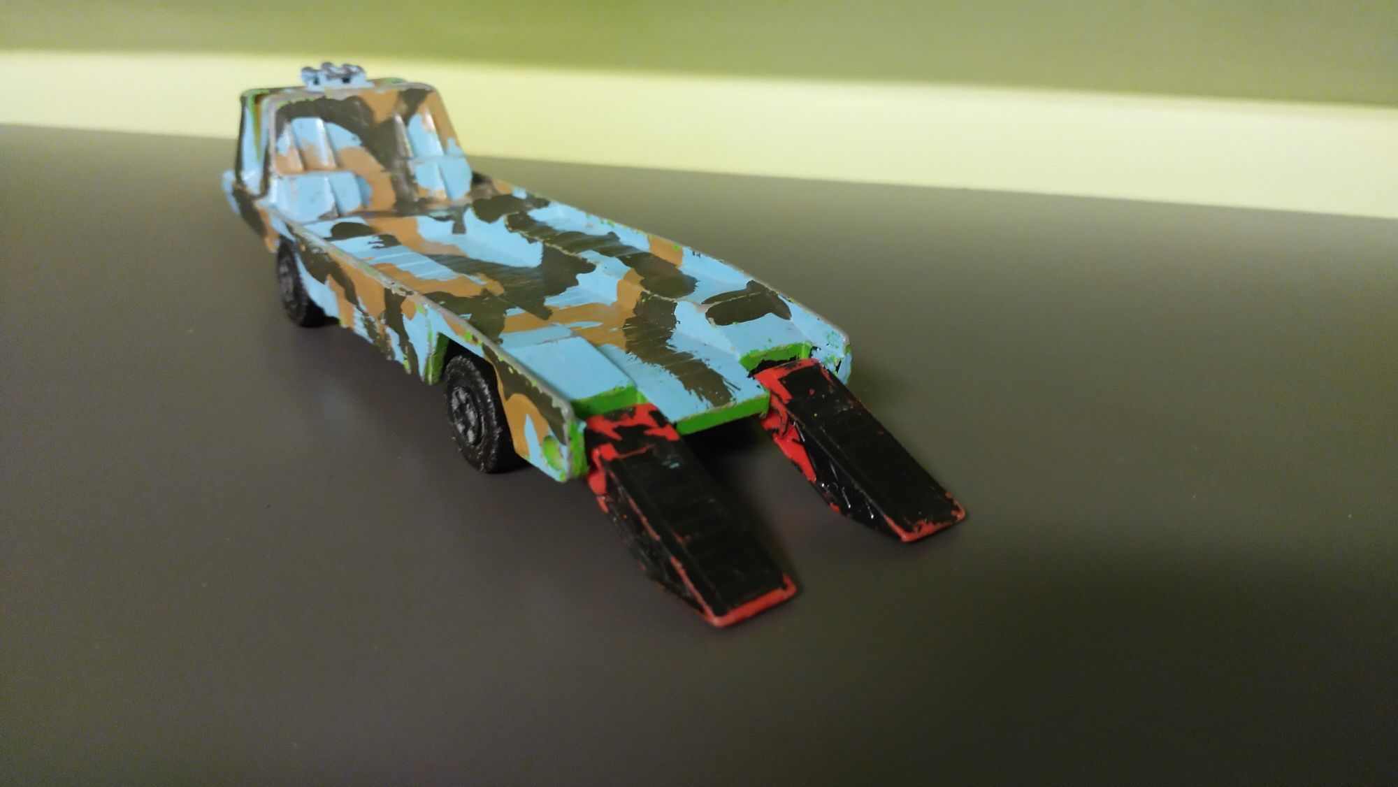Zestaw przyczepa  ciężarówka matchbox jak siku