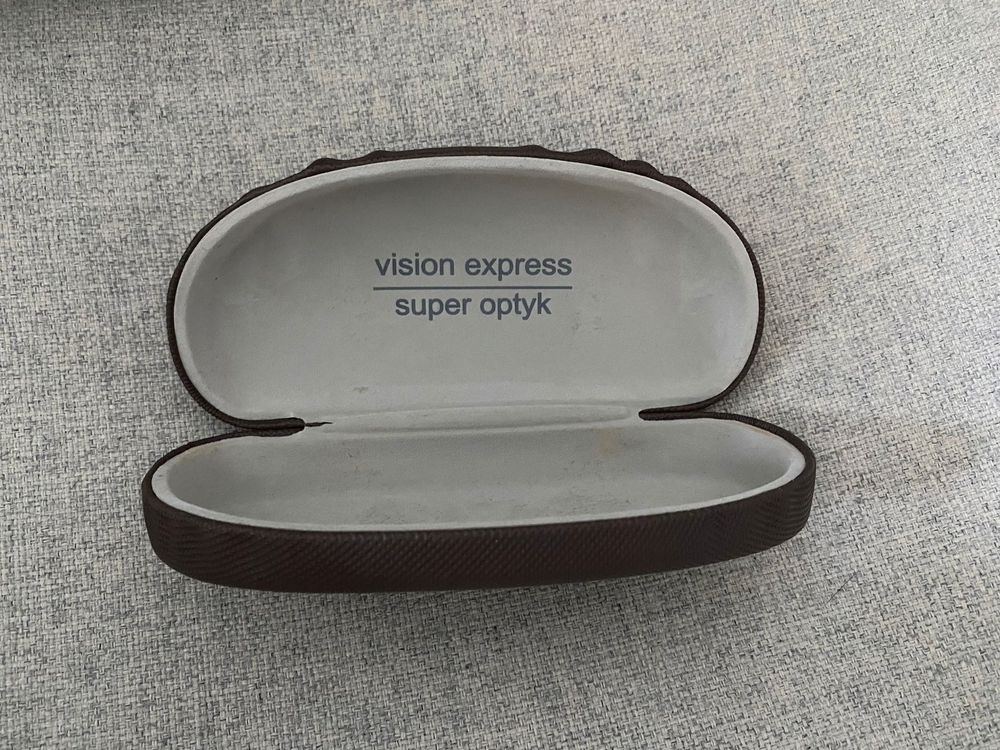 Okulary oprawki metalowe złote unisex vision express basic