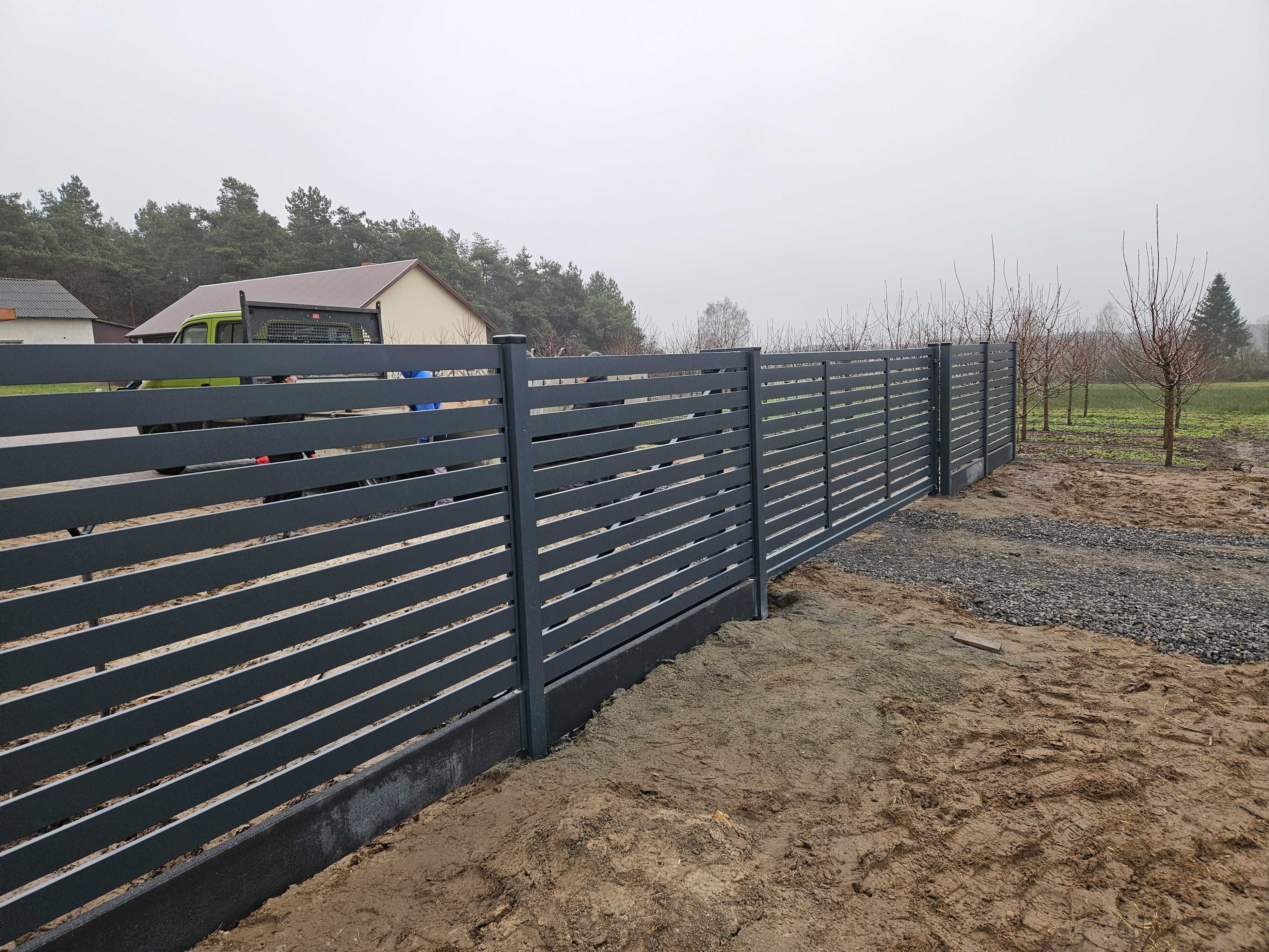 Ogrodzenia Palisadowe kompleksowo z montaż WŁASNA PRODUKCJA na wtmiar