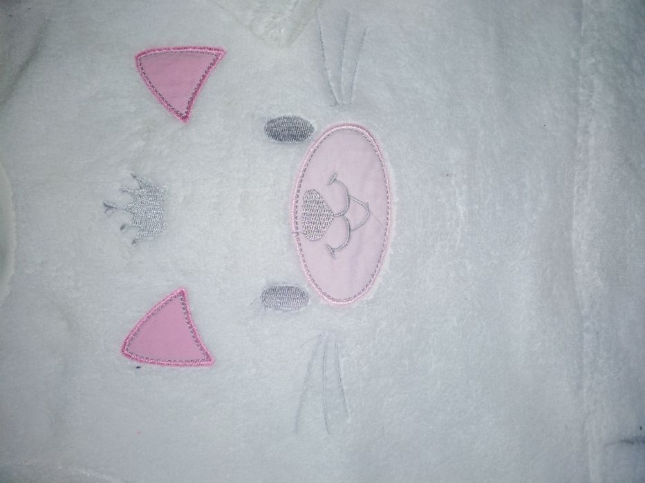 Bluza biała polarek dla dziewczynki rozm 80, 74roz pozost