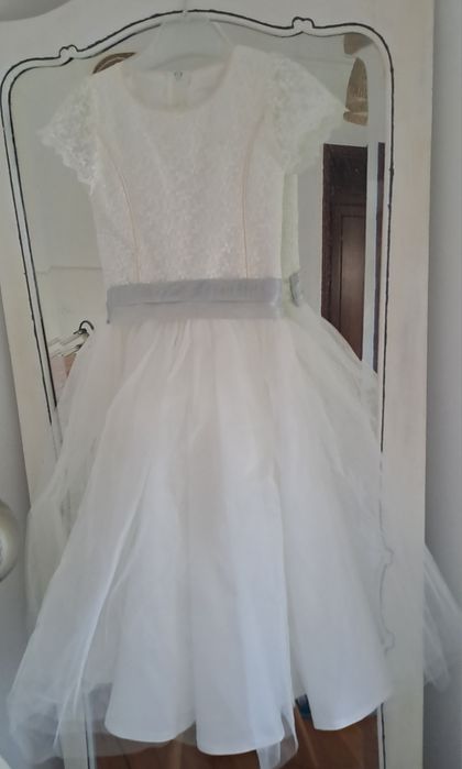 Vestido Cerimónia 5 Anos Tule Bordado