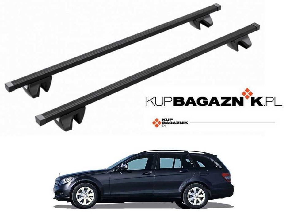 Bagażnik dachowy MERCEDES C S204 kombi 2007 do 2014 W204 belki relingi