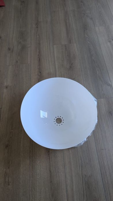 Candeeiro teto branco 40cm - NOVO