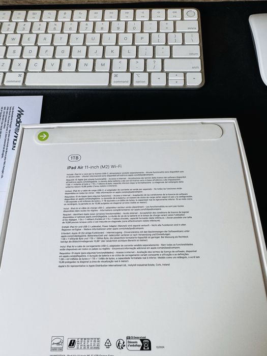 iPad Air 11 M2 1TB NOVO