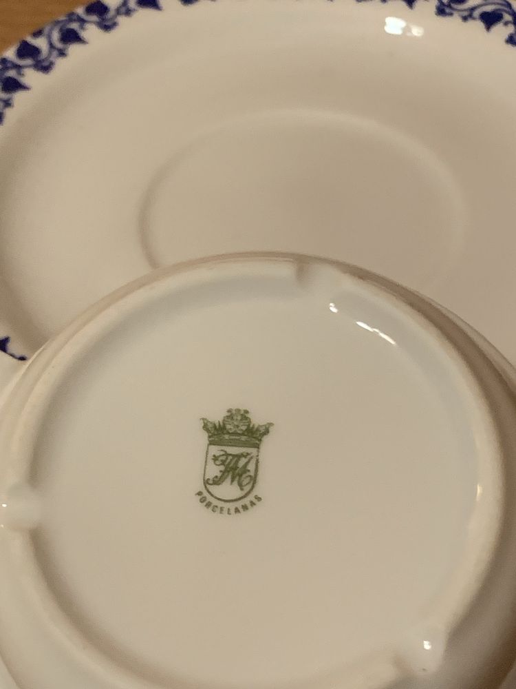 Chávena de chá com pires FM Porcelanas