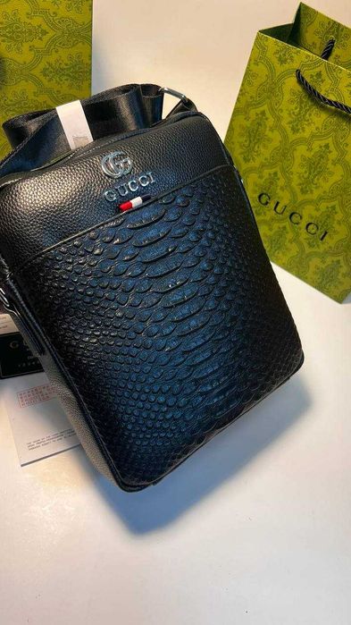 Męska torba torebka Listonoszka, skóra 66262-1