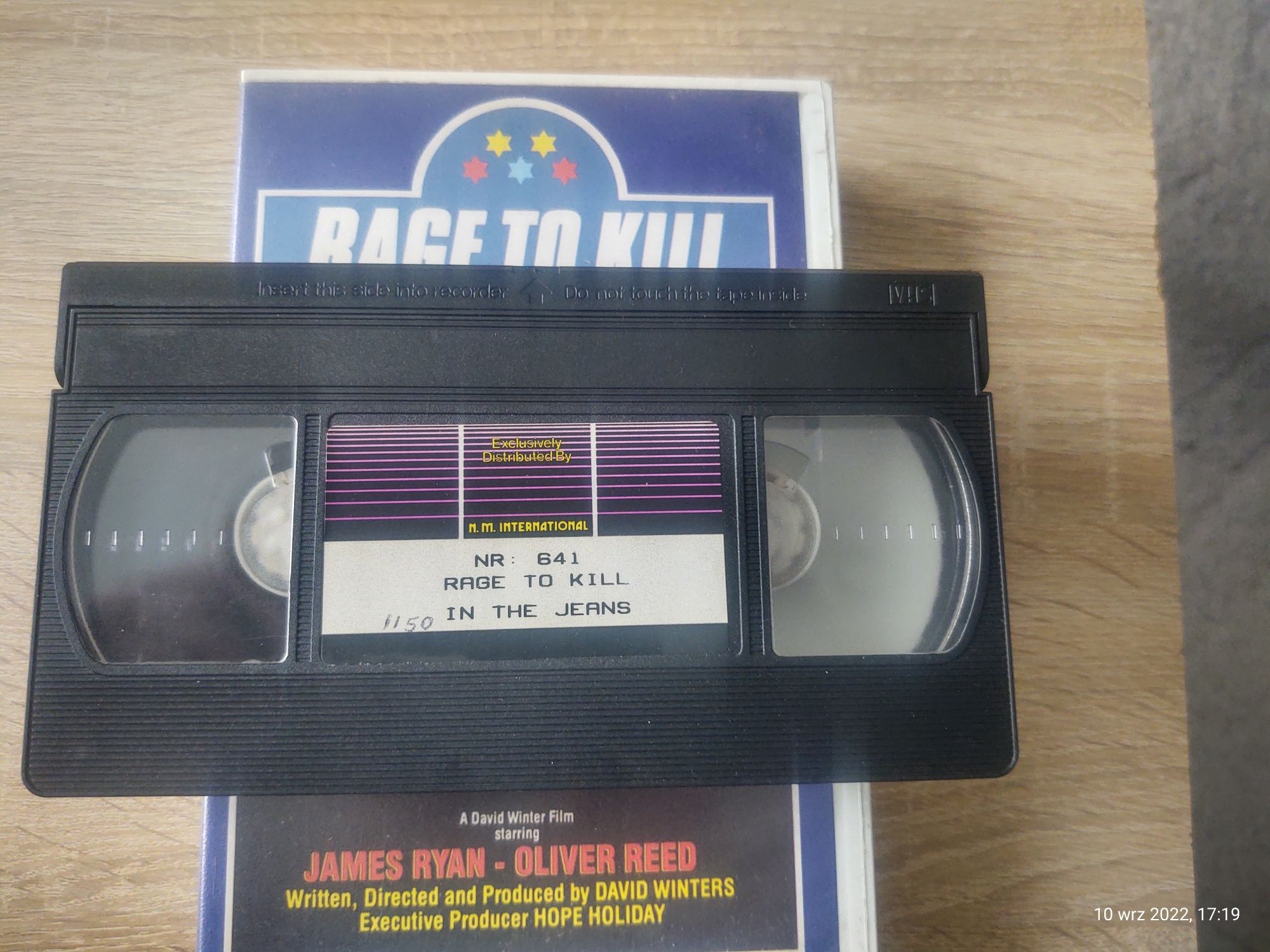 Rage to kill - In the jeans - kaseta vhs 2 filmy