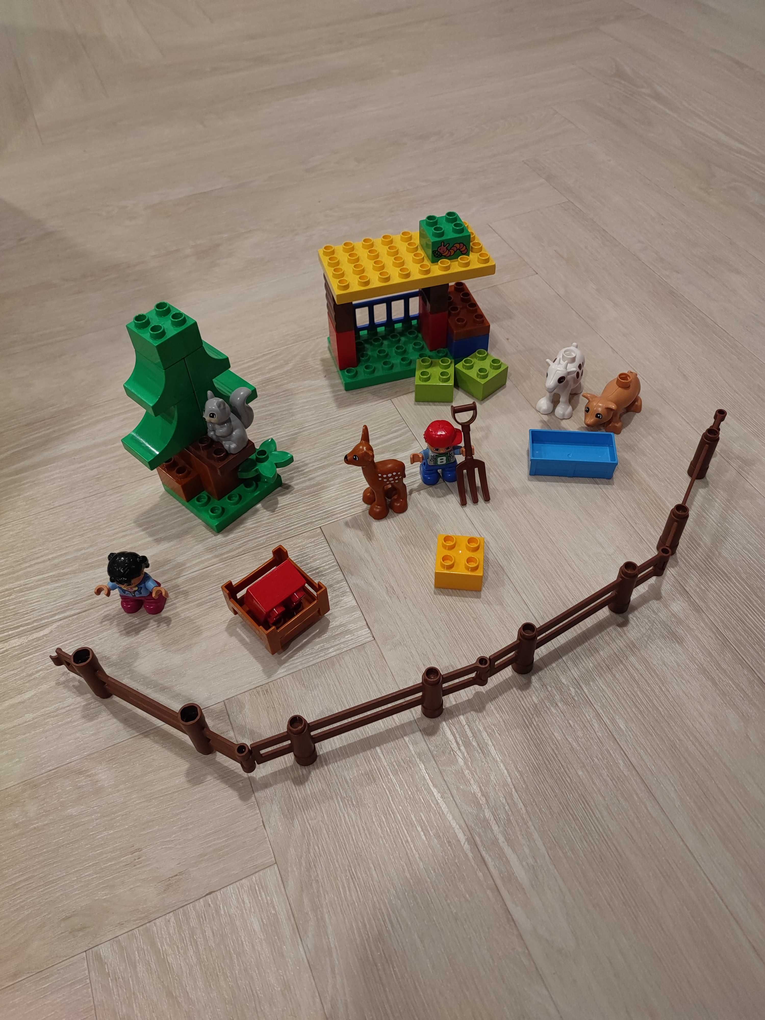 LEGO DUPLO Leśne zwierzęta 10582 + Zwierzątka Hodowlane 10870