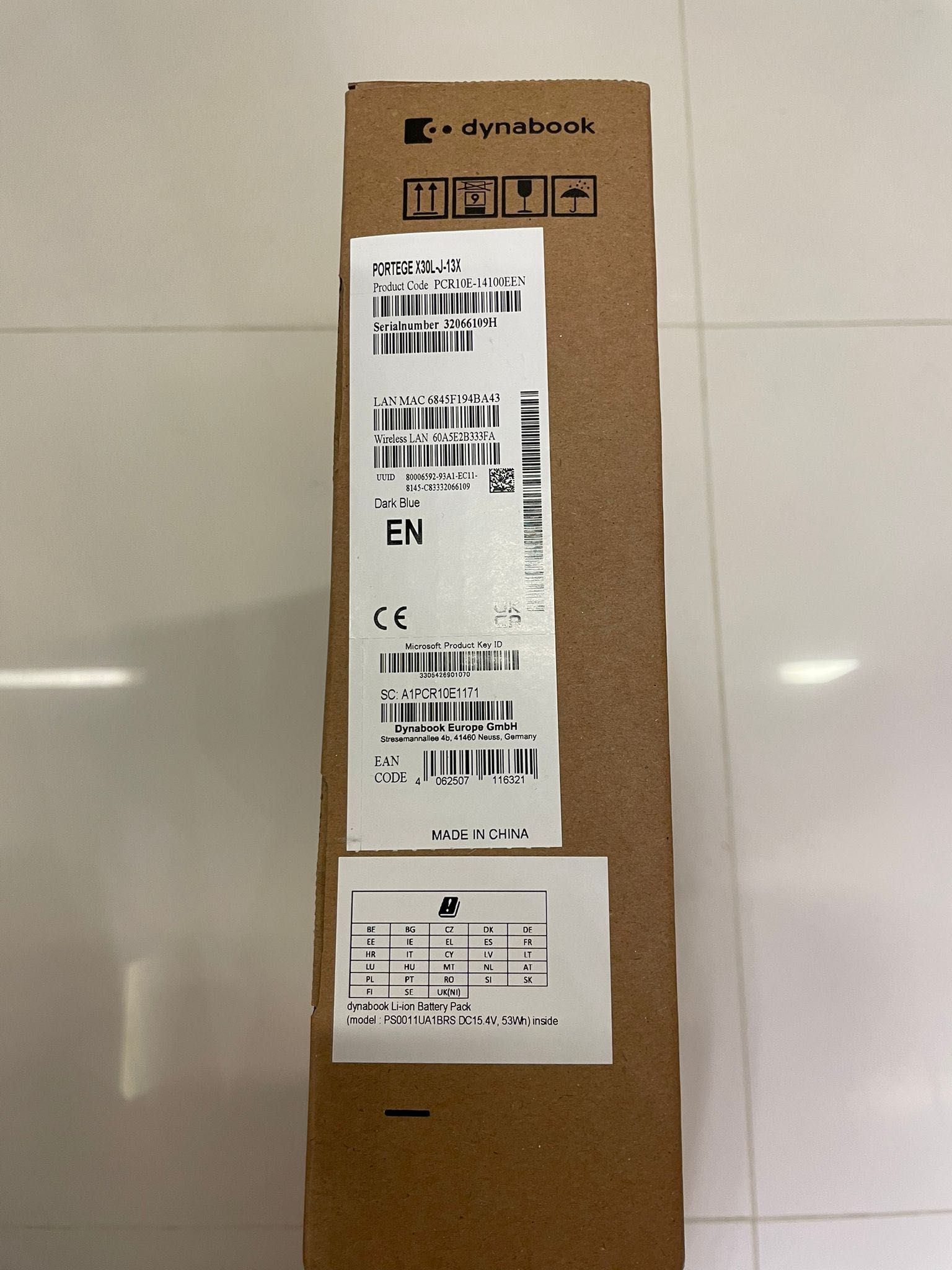 Sklep Nowy Laptop Toshiba Portege Dynabook 13,3'' 16GB/ 256GB Gwar 24M